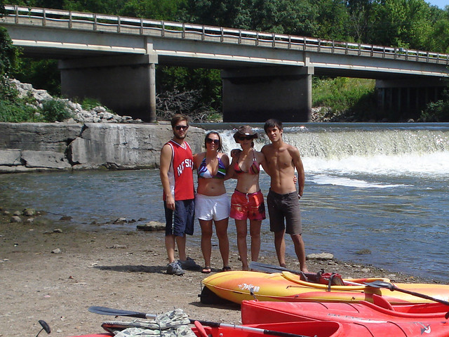 Middle Raccoon dam at Panora