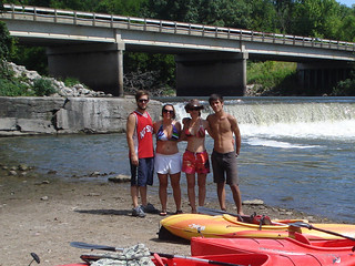 Kayaking - Middle Raccoon dam at Panora