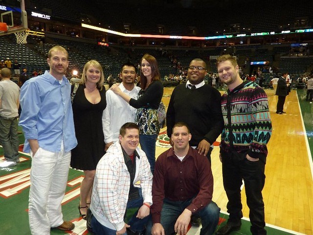 Hangin at the bucks game