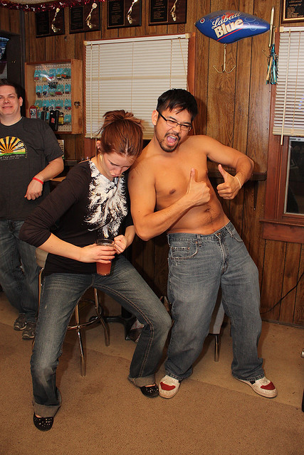 Shirts vs Skins flexing