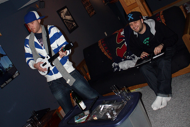 DJ Hero with a Guitar
