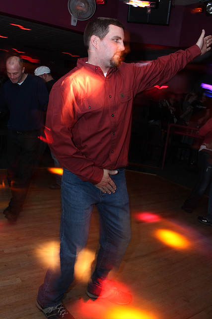 Chuck ... doing some awesome dance