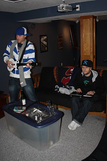 Video games and Champagne!