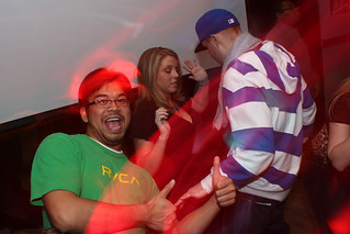 Nathan D - Red dancing with some chick, haha