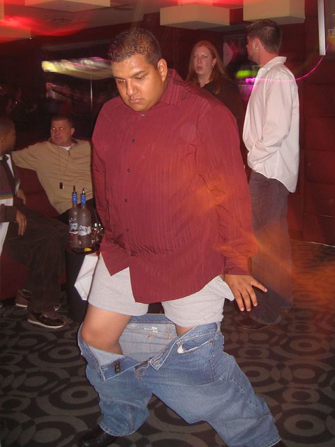 The underwear were off next.  This guy was a dildo.