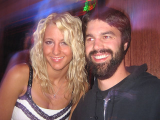 Josh and some waitress at Drink