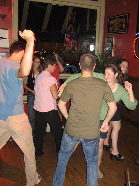 Dancing with the cool chick @ the Loon