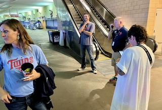 Asking lost and found if they'd seen my kanji death hat