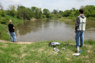 Hanging out and fishing