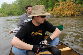 Josh already looks a bit worried about the trip