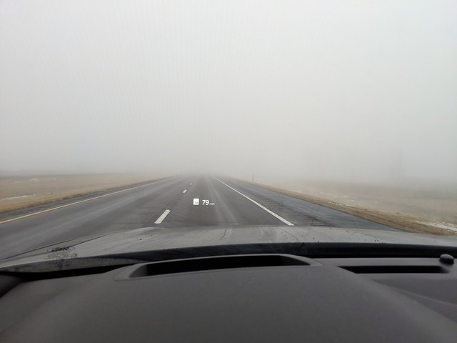 A foggy drive home