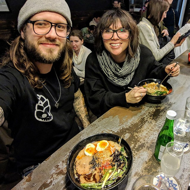 Gettin some super tasty ramen @ Tori Ramen