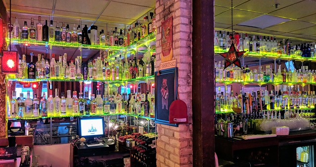 Kari would not let us walk past a vodka bar