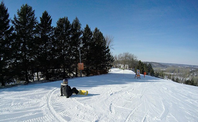 Kari gettin ready to bomb this hill