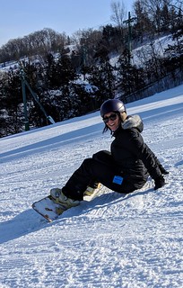 Snowboarding - I love this woman
