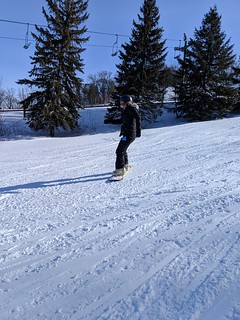 Snowboarding - Feelin out the board