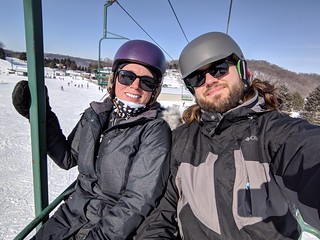Snowboarding - "that was a fake smile" says the nervous girl