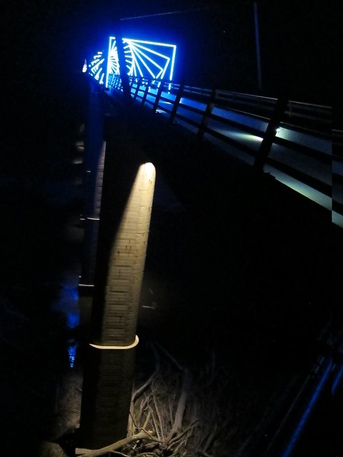 The High Trestle Bridge is tall