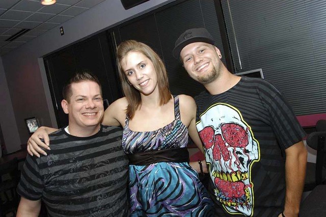 Nathan went to the bathroom - we ended up in Juice with his gf