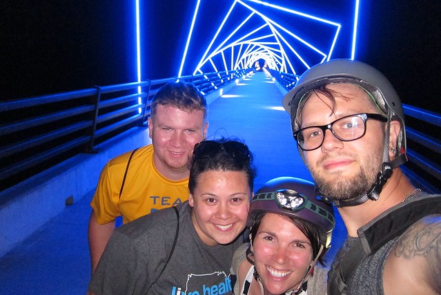 Group pic on the High Trestle Bridge