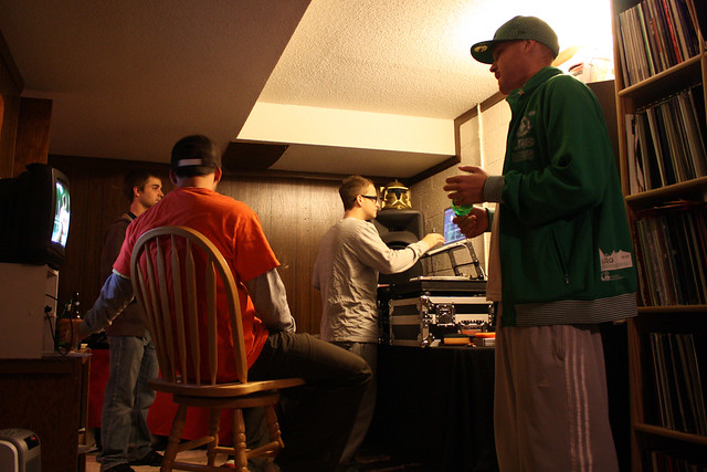 Hanging out at Diverse and Red's place