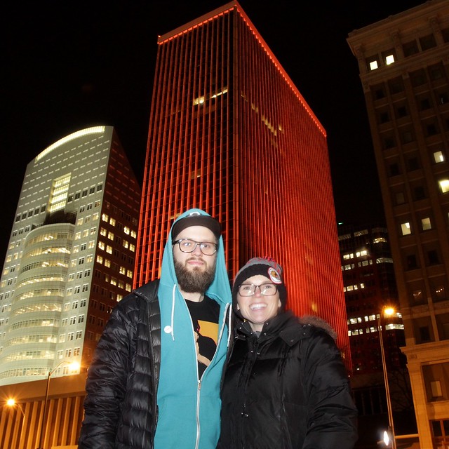 Got this building all lit up orange for Kari and everyone else fighting MS.