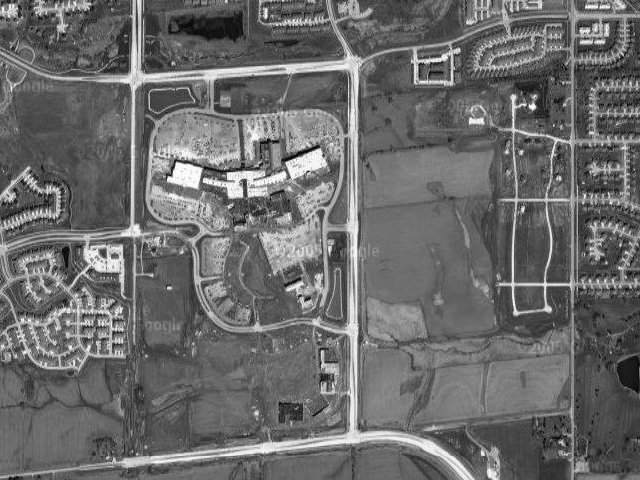 An Aerial View of Jordan Creek Town Center from Google Local