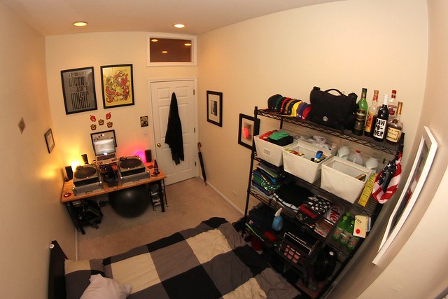 My "dorm room" after 10 months of being here.