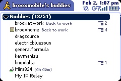 See those statuses on the broox accounts?  That is why hooking twitter to aim lite is awesome.