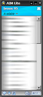 Tech - This is AIM lite - it rules.  But check out the best button ever...