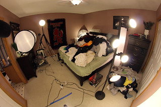 Our room after my t-shirt shoot