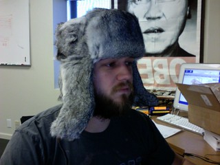 Red 5 - My Mad Bomber Hat Came, haha.