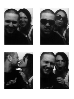 Kari and I in the Threadless Photobooth