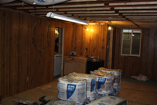 Building - Paneling in Jeff's Basement