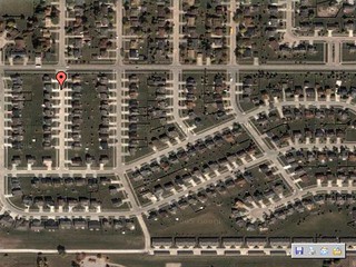 House - My House (2nd on the right), you can even see the fence in my back yard and all the friggin playh...