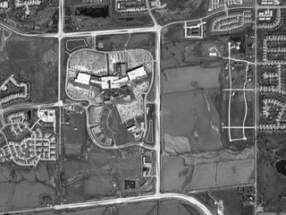 An Aerial View of Jordan Creek Town Center from Google Local