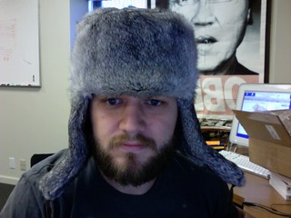 Red 5 - My Mad Bomber Hat Came, haha.