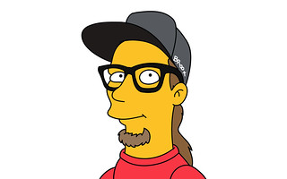 Art - This is apparently what I would look like if I were on the Simpsons