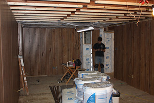Building - Made a lot of progess on Jeff's basement walls
