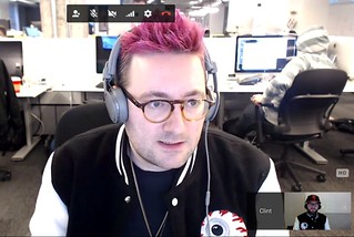 Havin a meeting about coats