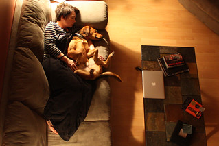 Garth is starting to fit right in with Kari's schedule.