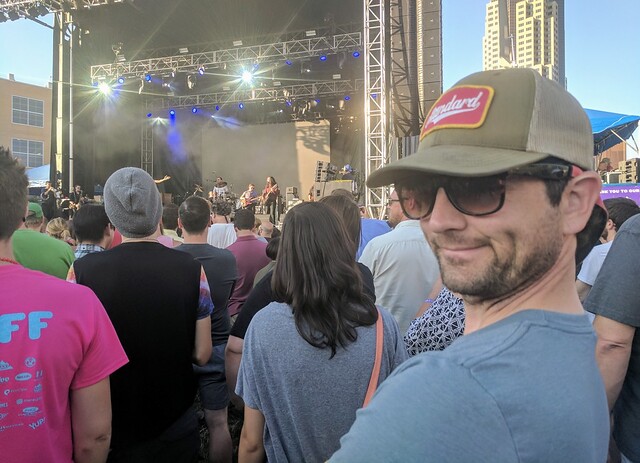 Mitch enjoying Charles Bradley