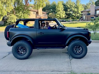 Cute girls in a cool truck