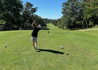 This hole is for pros. It is ridiculous.