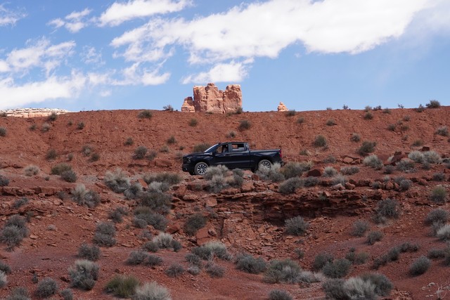 Jeff and Teresa rolling through Valley of the Gods