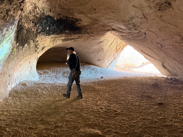 Walkin around in this cave