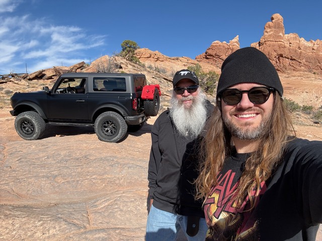 Finally got Jeff out on the trail with me