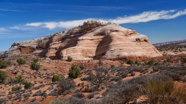 The sandstone formations in Moab are wild