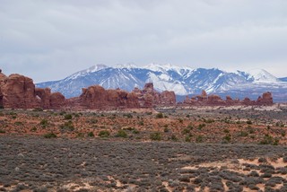 Travel - La Sal Mountains from Arches