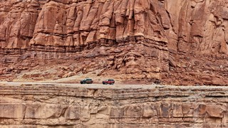 Travel - Broncos on a cliff